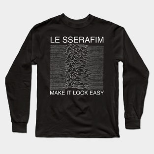 LE SSERAFIM Classic Waveform: Easy Long Sleeve T-Shirt